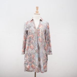 Joan Vass Silky Shirt Dress